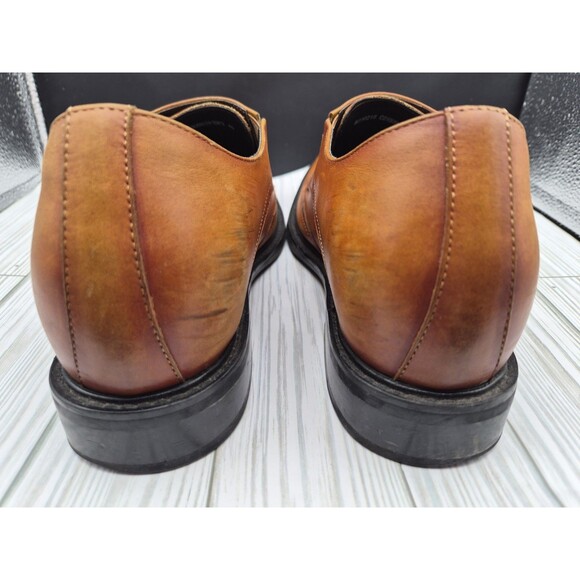 Chamaripa Men’s Double Monk Strap Shoes Brown Leather Dress Shoes Size EU 40 US main image 4